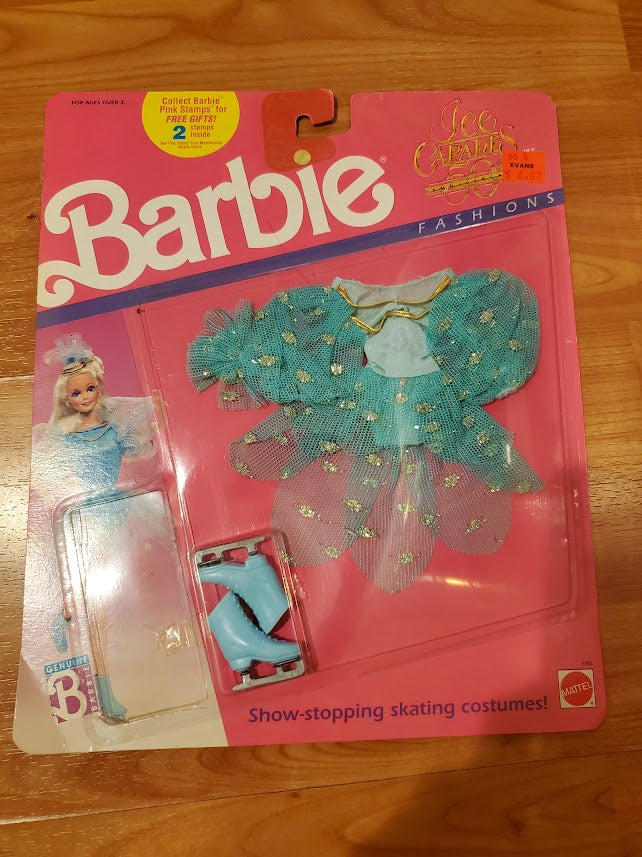 Ice Capades - Barbie Fashion - Aqua - Mint on card - 1989
