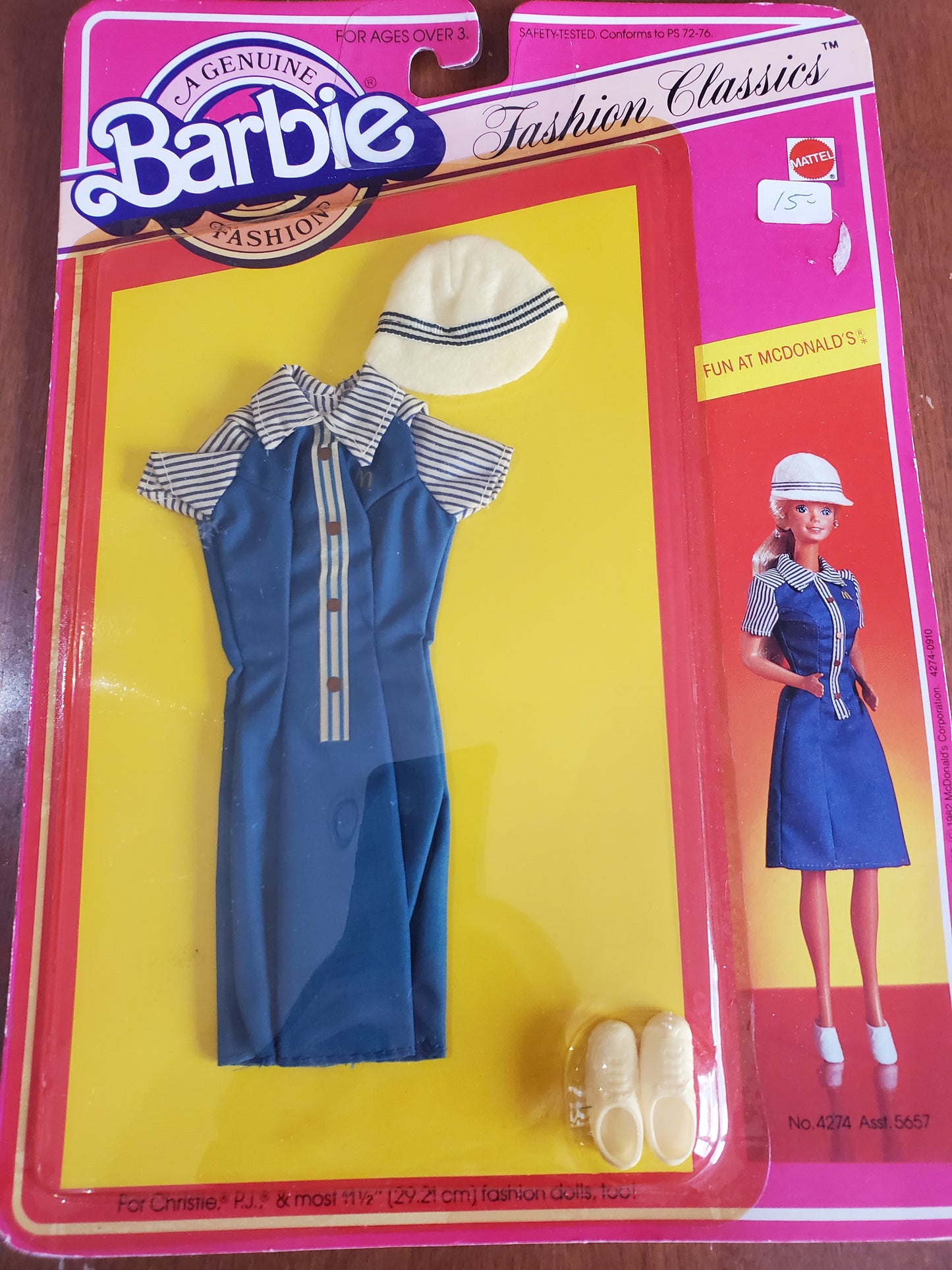 Fashion Classics - Barbie Fashion - Fun at McDonald's #4274 - Mint on card - 1982