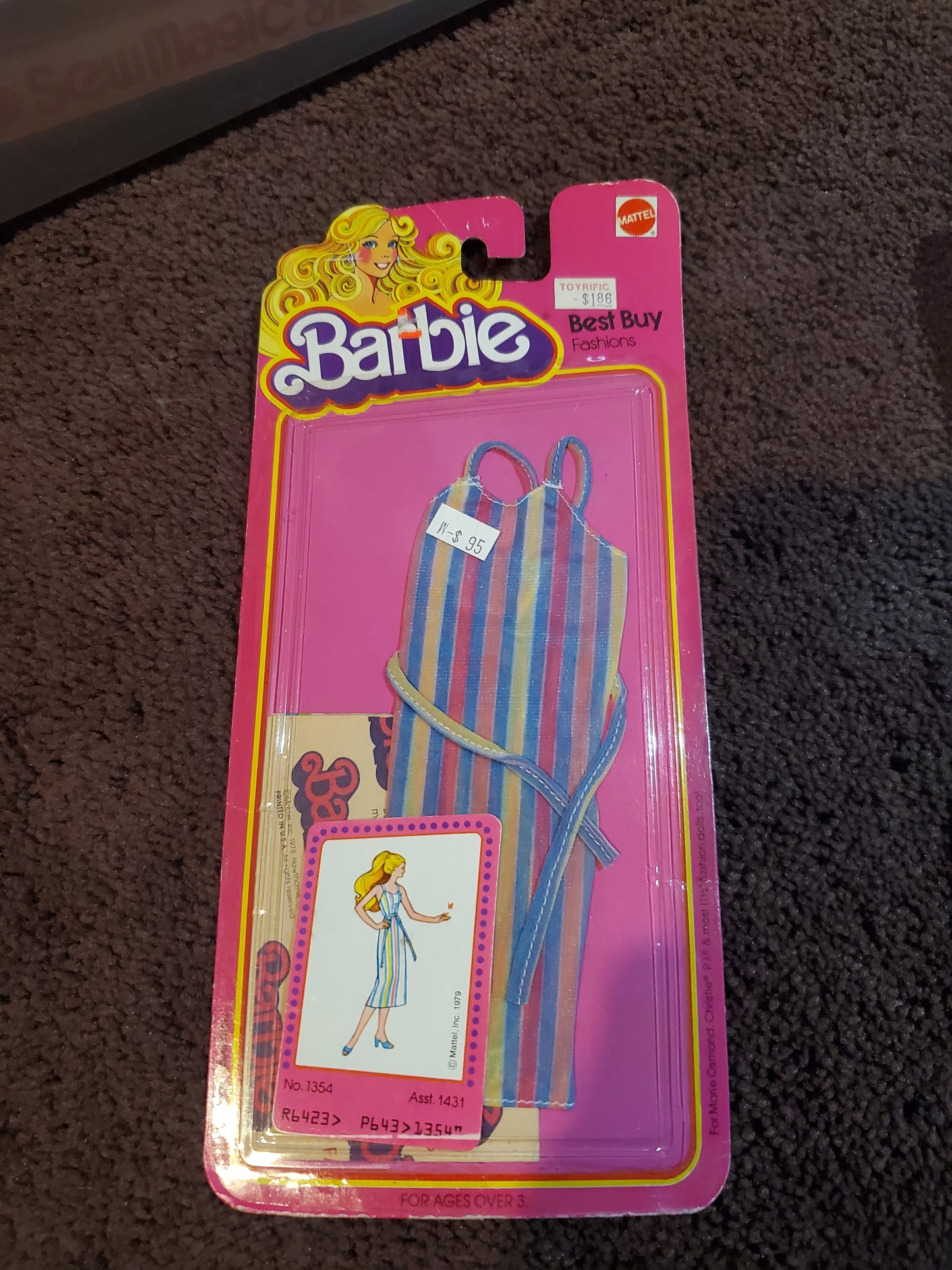 Best Buy Fashions - Barbie Fashion - #1354 - Mint on card - 1978