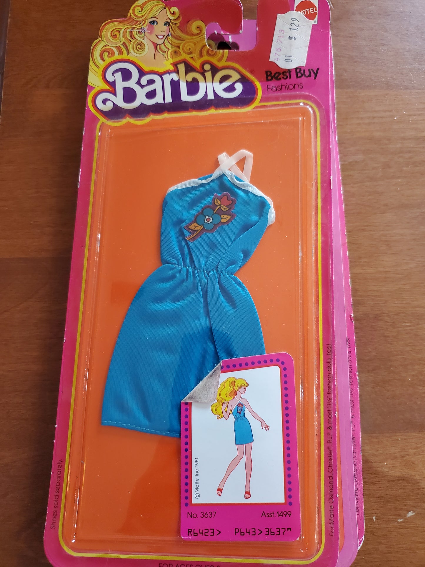 Best Buy Fashions - Barbie Fashion - #3637 - Mint on card - 1980