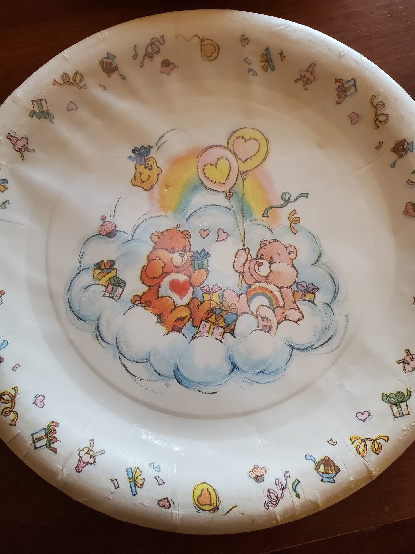 Care Bears -Paper Plates - #2 - Mint in Package - 1980's
