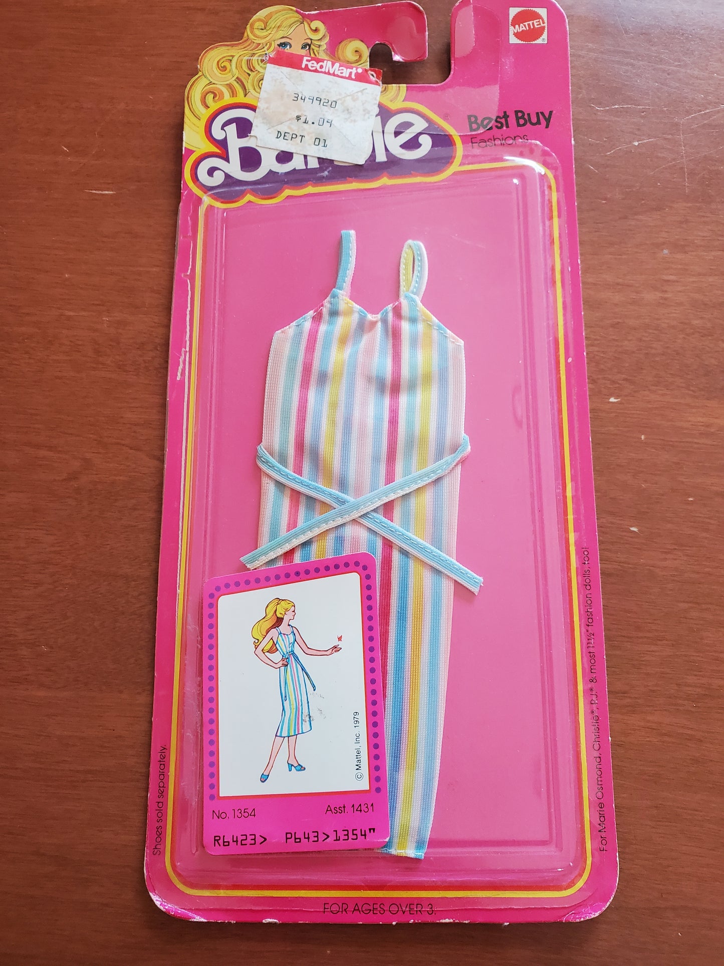 Best Buy Fashions - Barbie Fashion - #1354 - Mint on card - 1978