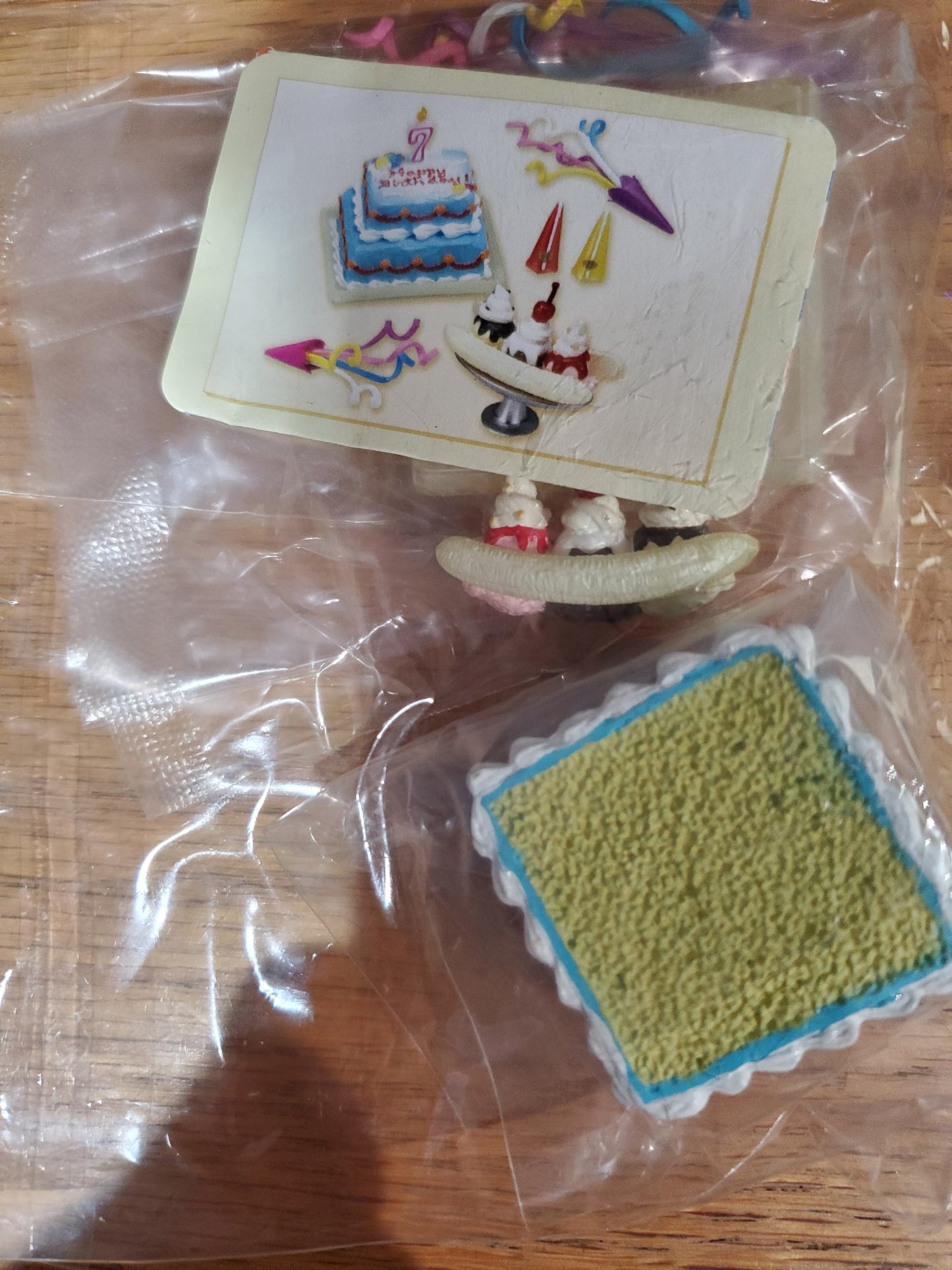 Re-Ment American Kitchen #3 - Birthday Cake - Mint in Package - Japan