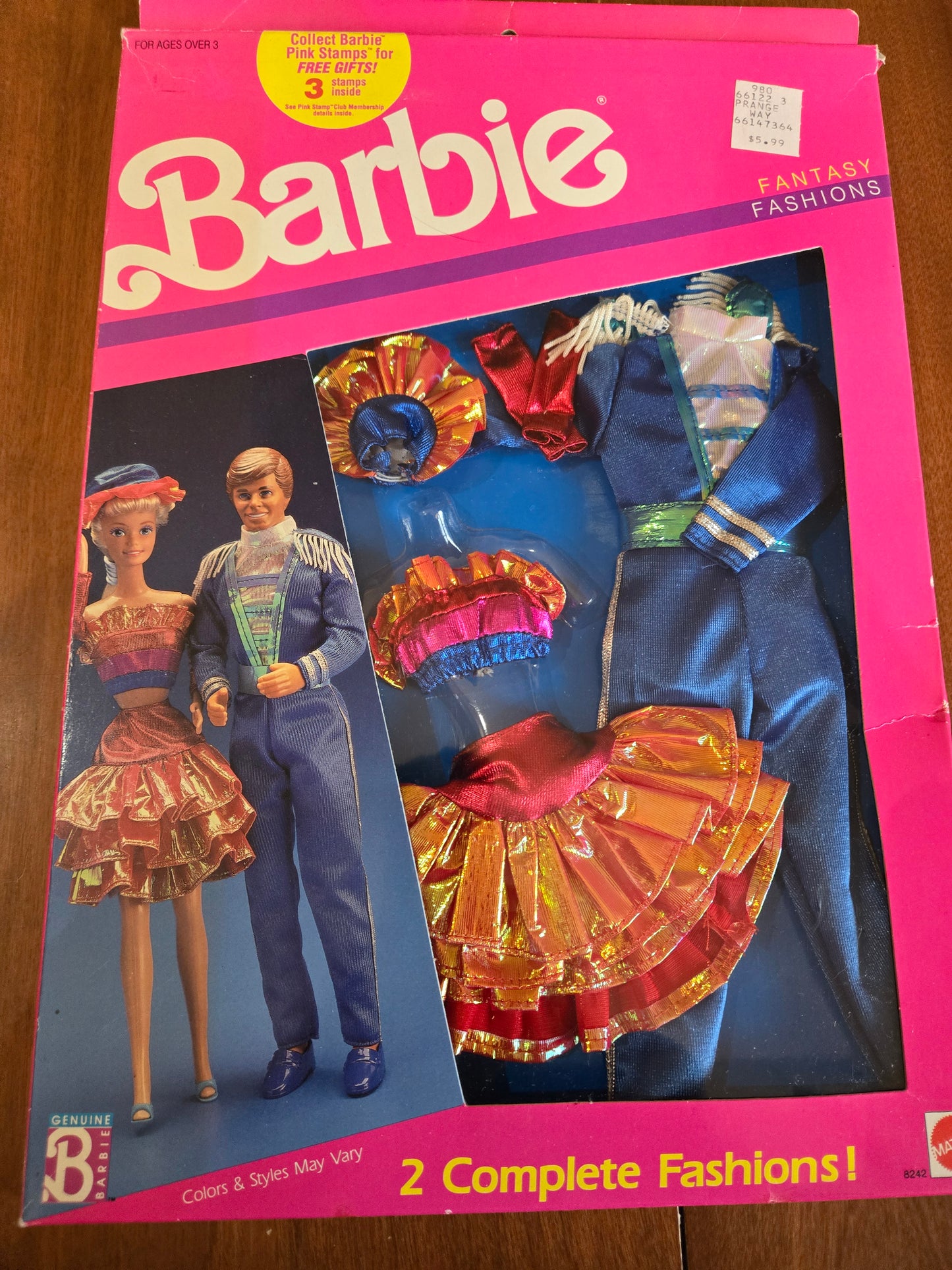 Fantasy Fashions - Barbie Fashion - #8242 Mint on card - 1989