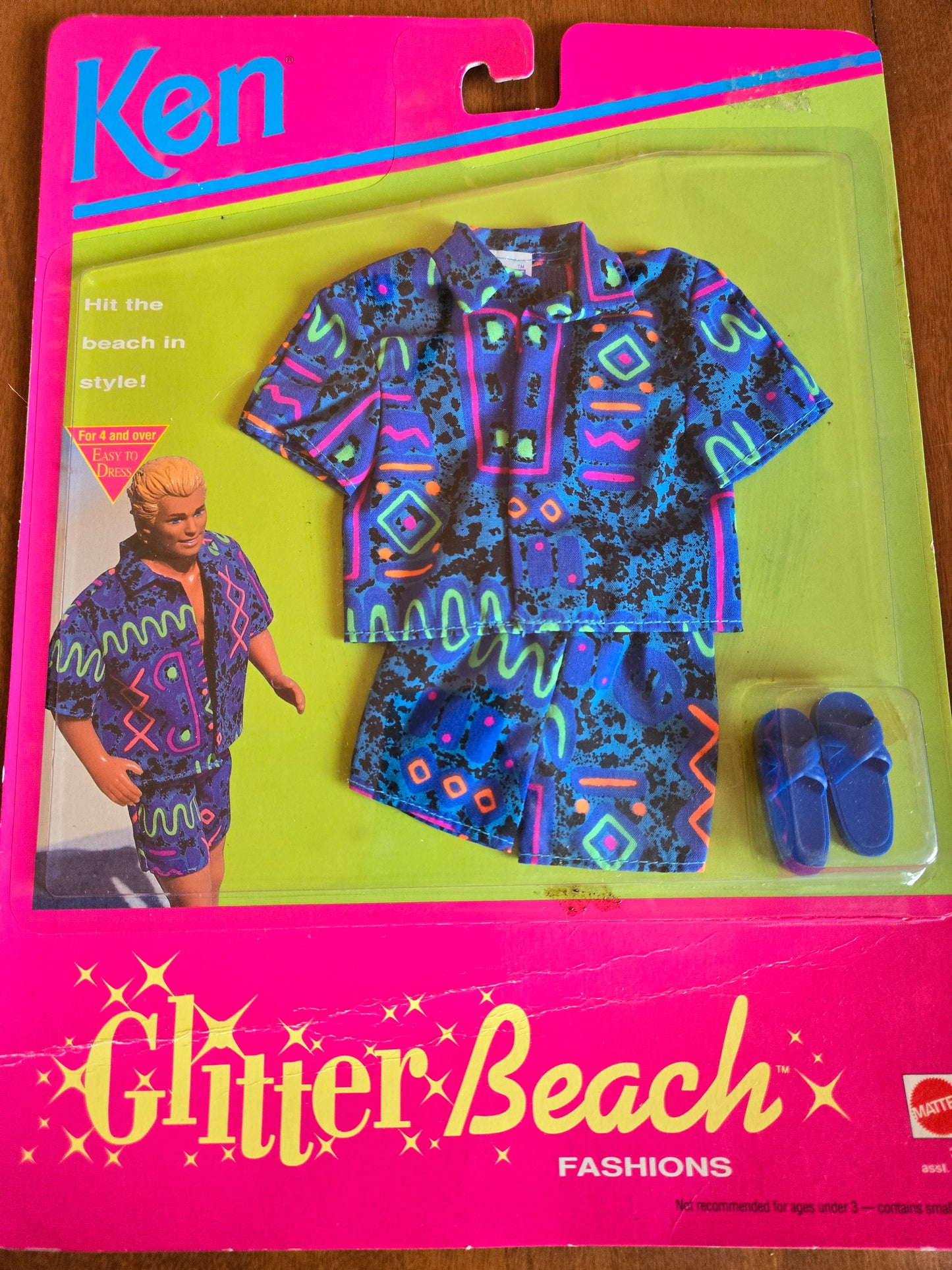 Glitter Beach Fashion Barbie Ken - Mint on card #3730 - 1992