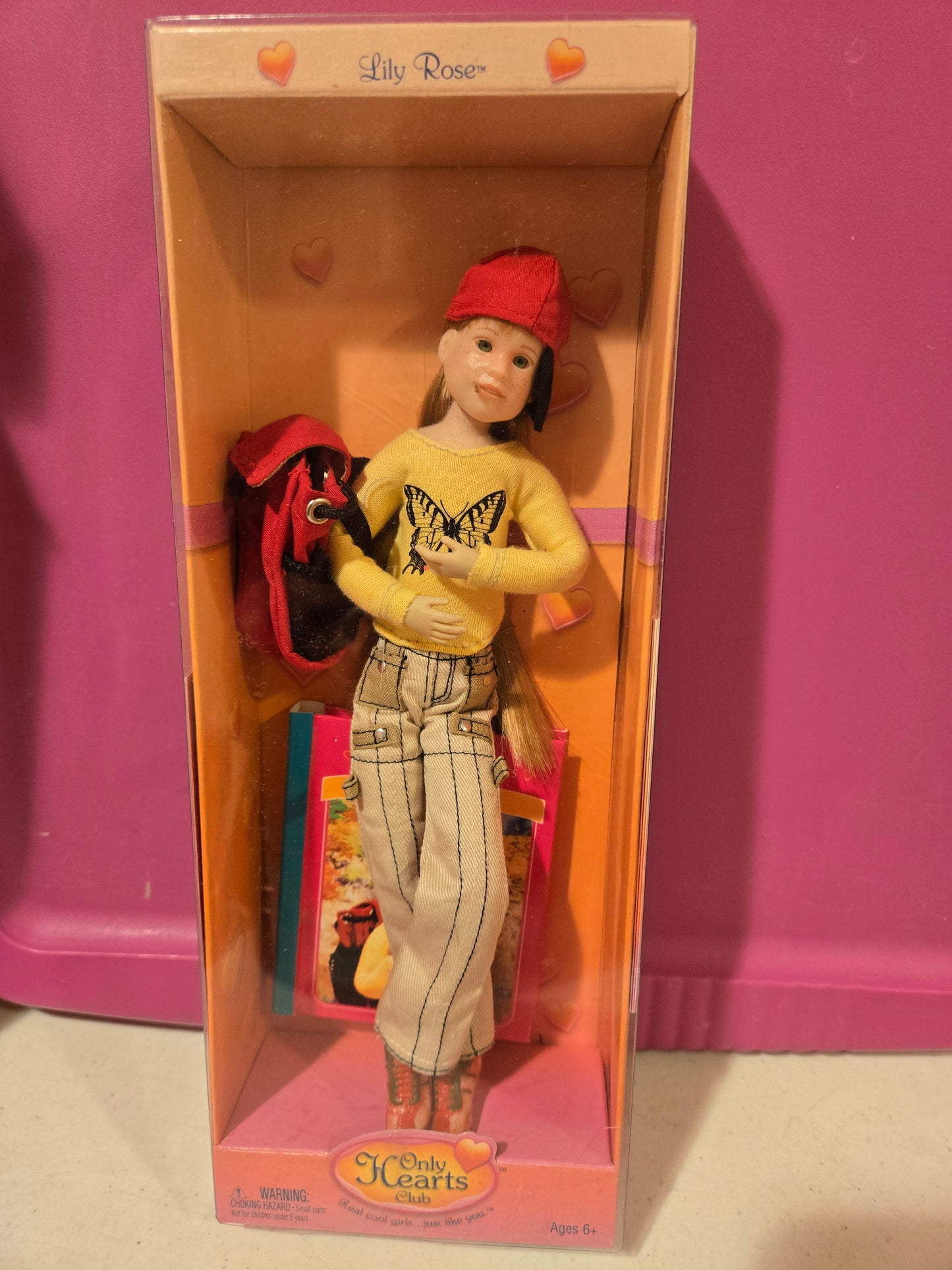Only Hearts Club Doll -Lily Rose - Butterfly T- Mint in Box