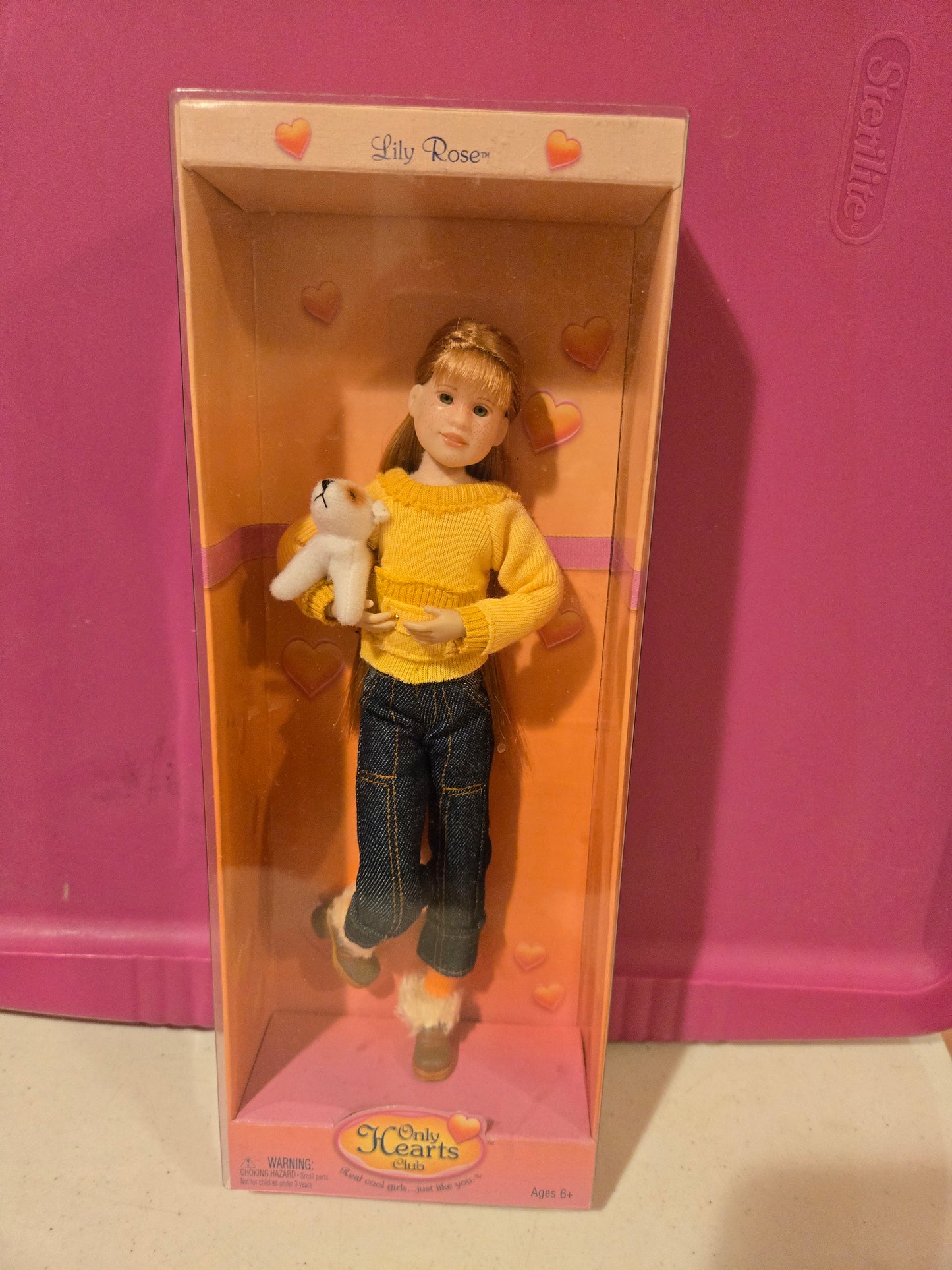 Only Hearts Club Doll - Lily Rose & Pet -Yellow Sweater Mint in Box