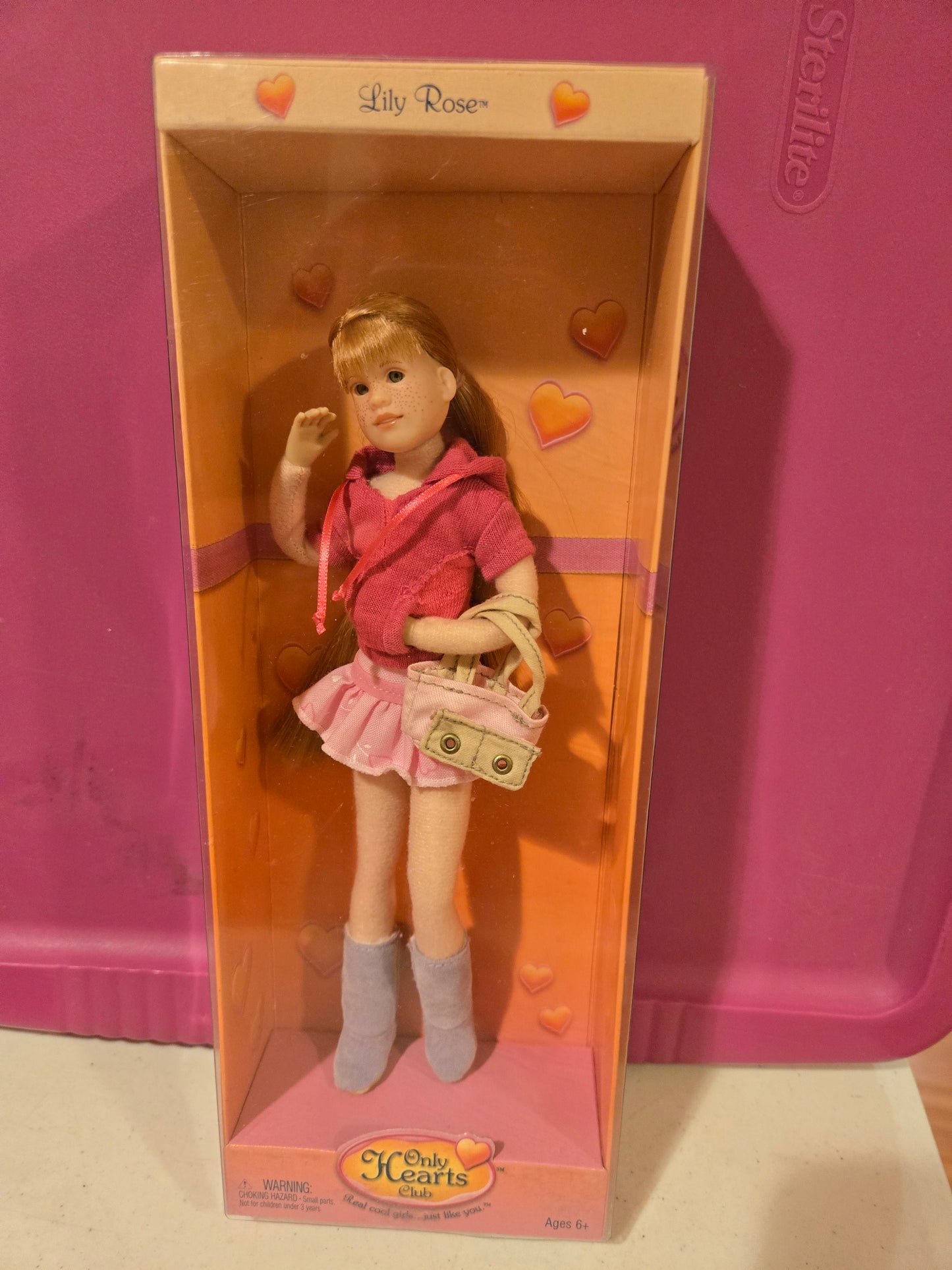 Only Hearts Club Doll - Lily Rose- Pink hoodie Mint in Box