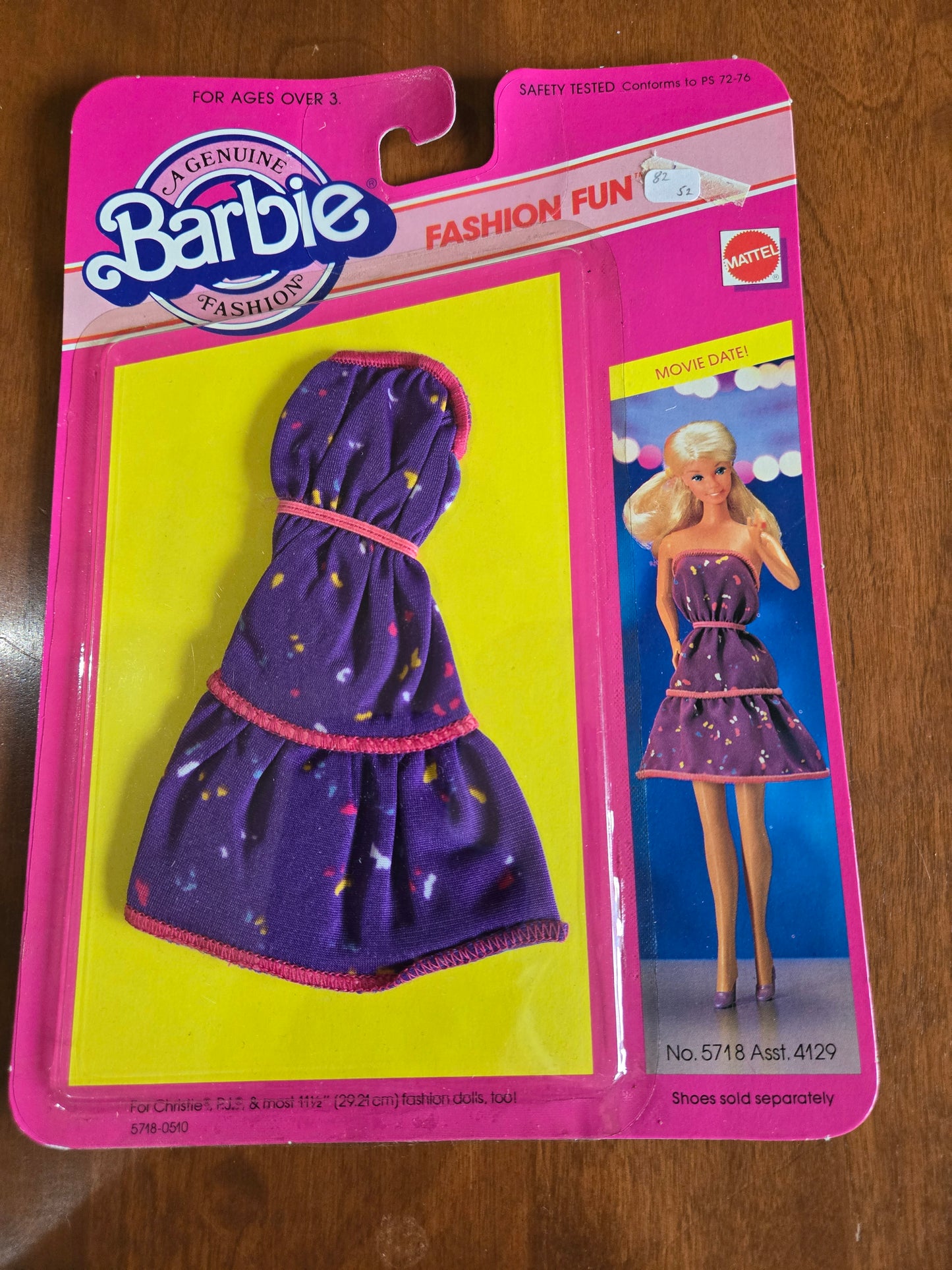 Fashion Fun - Barbie Fashion - Movie Date #5718 - Mint on card - 1982