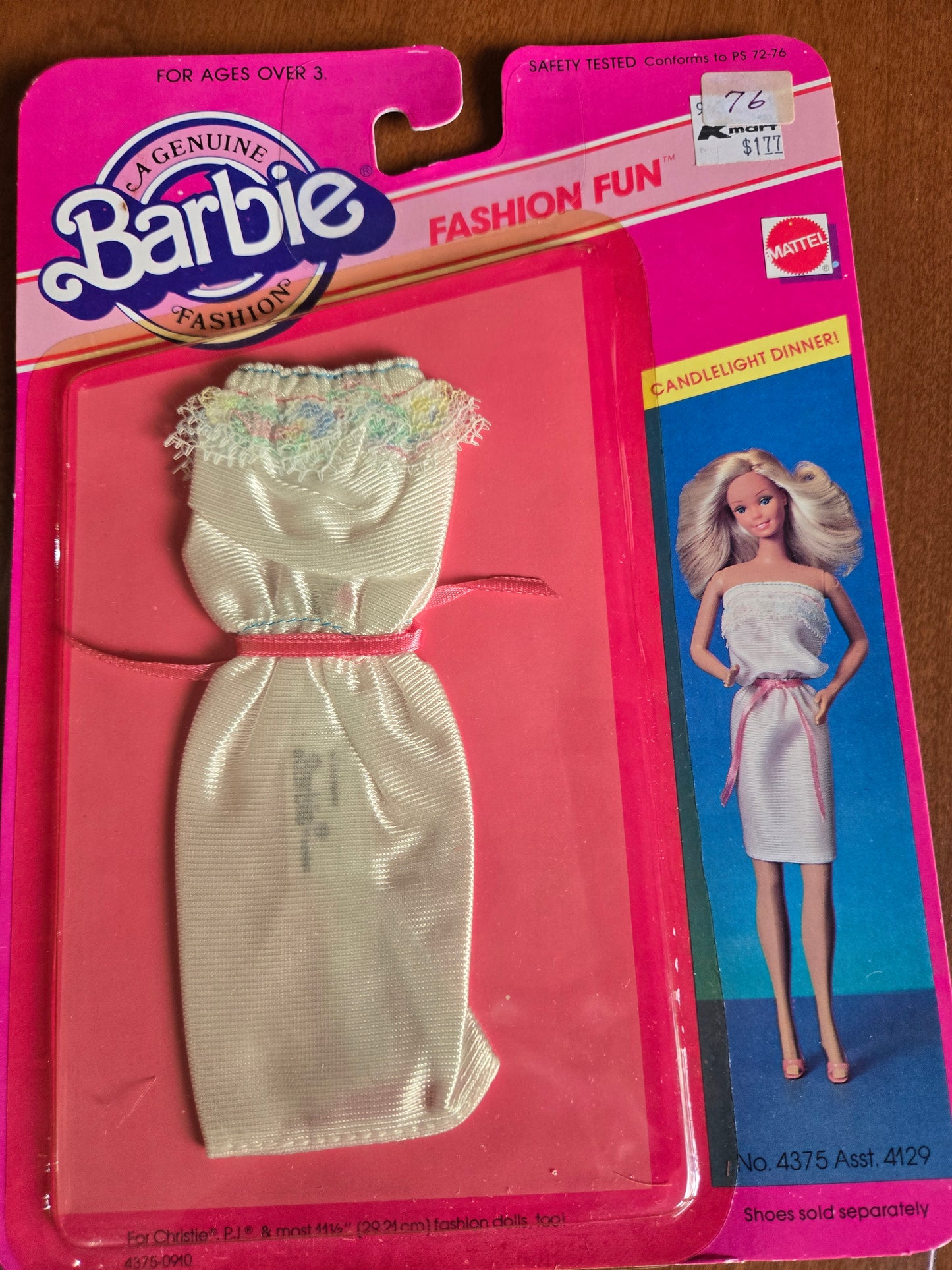 Fashion Fun - Barbie Fashion - Candlelight Dinner #4375 - Mint on card - 1982