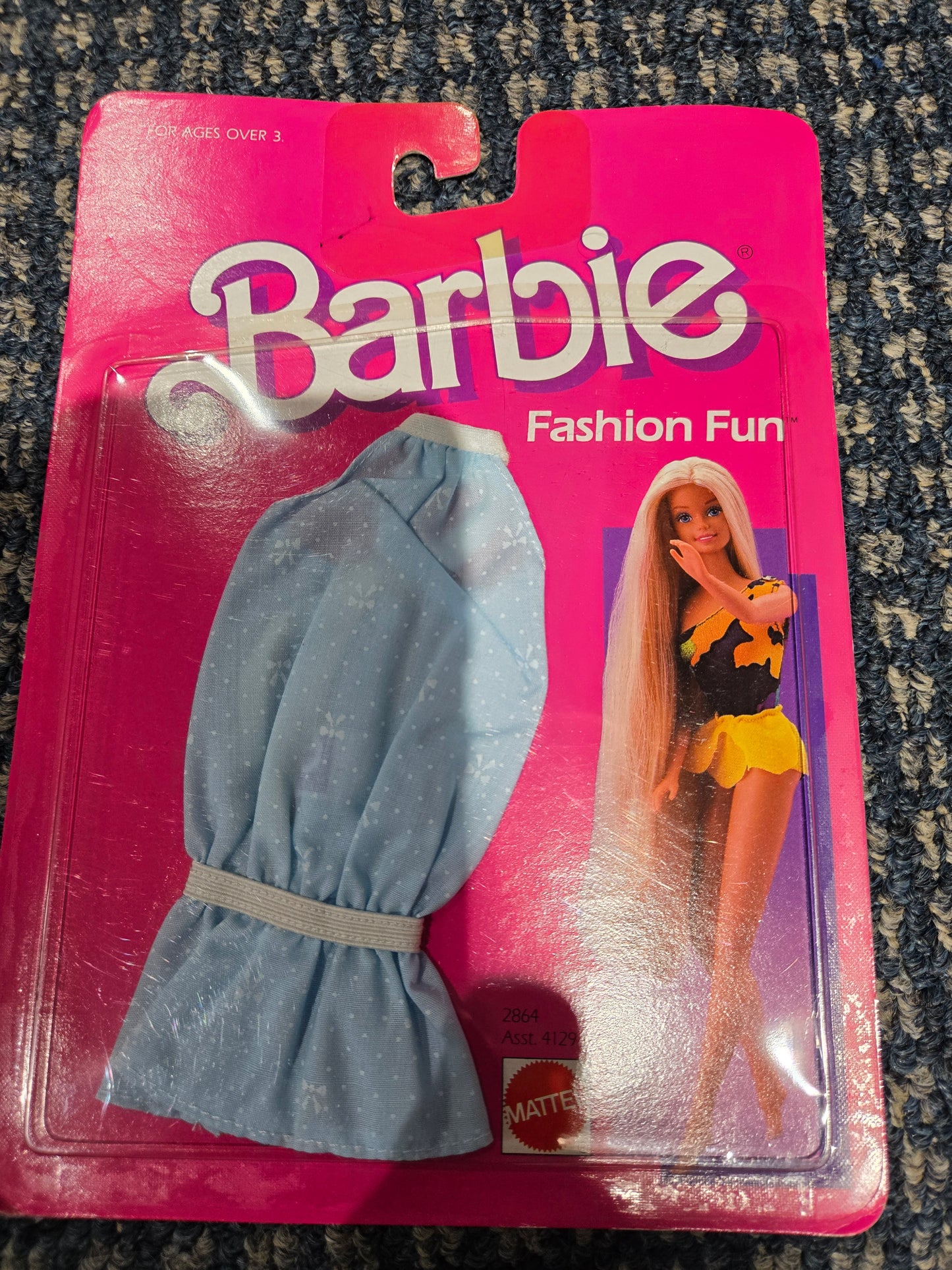 Fashion Fun - Barbie Fashion - Light Blue dress #2864 - Mint on card - 1986