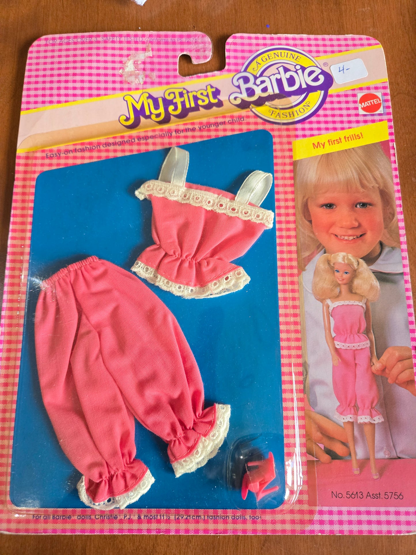 My First Barbie Fashion -#5613 - Mint on card - 1982