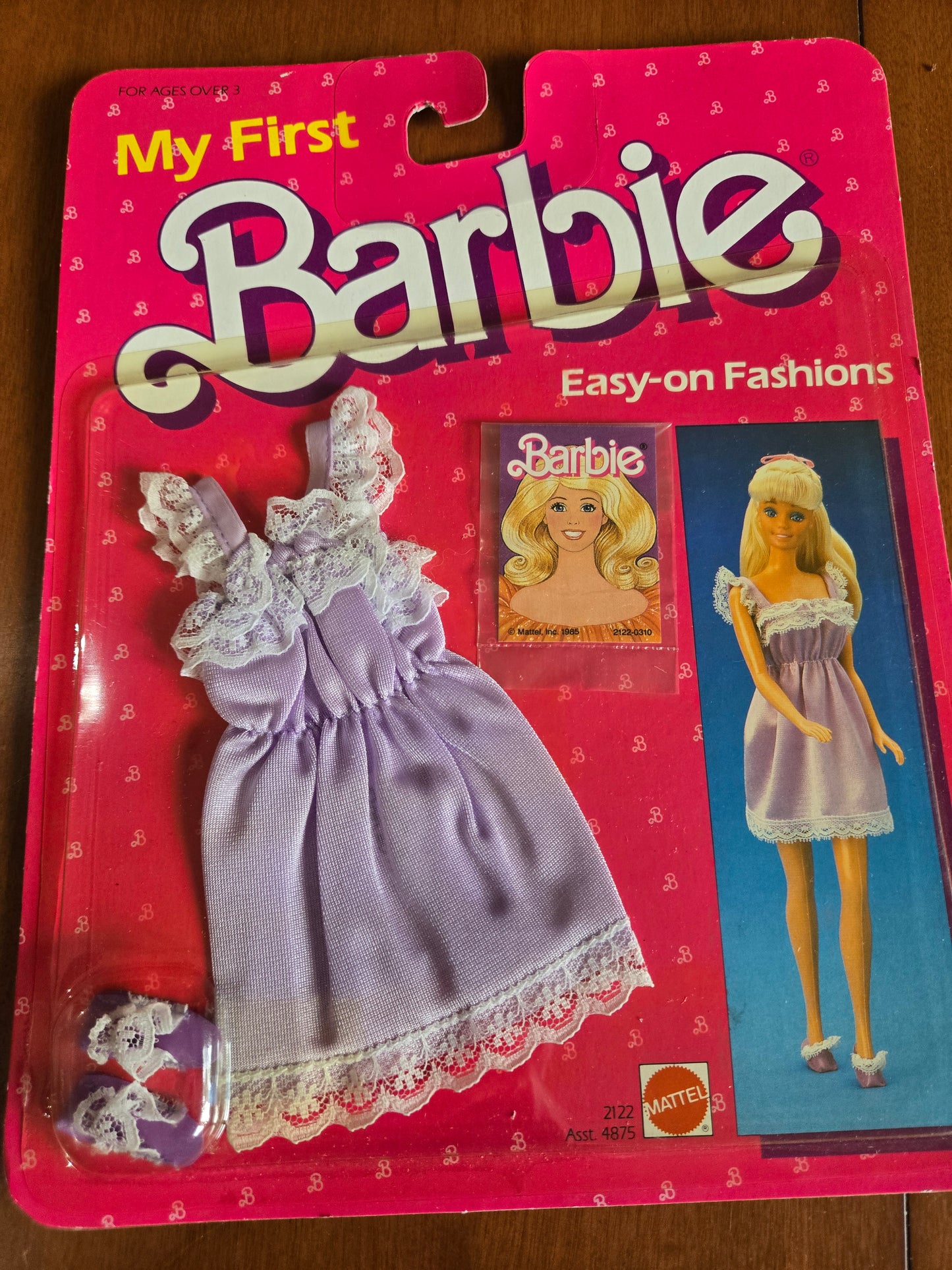 My First Easy On Barbie Fashion -#2122 - Mint on card - 1985