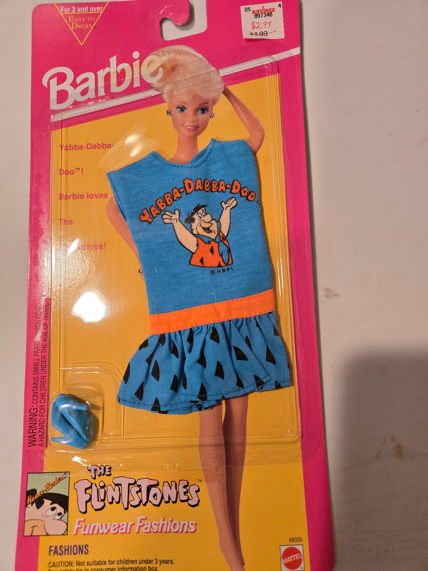Flintstones Fashion - Fred - Barbie - Mint on card - 1994