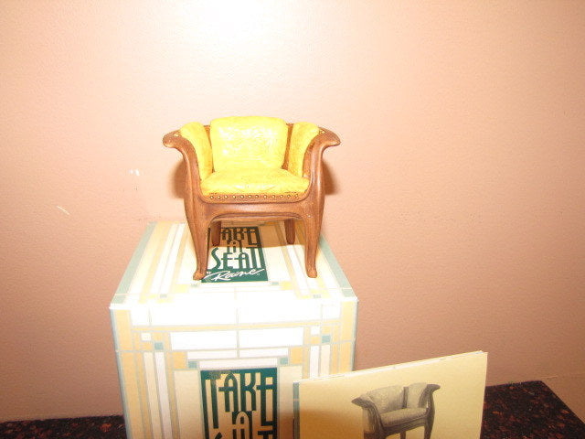 Art Nouveau - Take a Seat - Collectible Resin Chair - Mint in Box