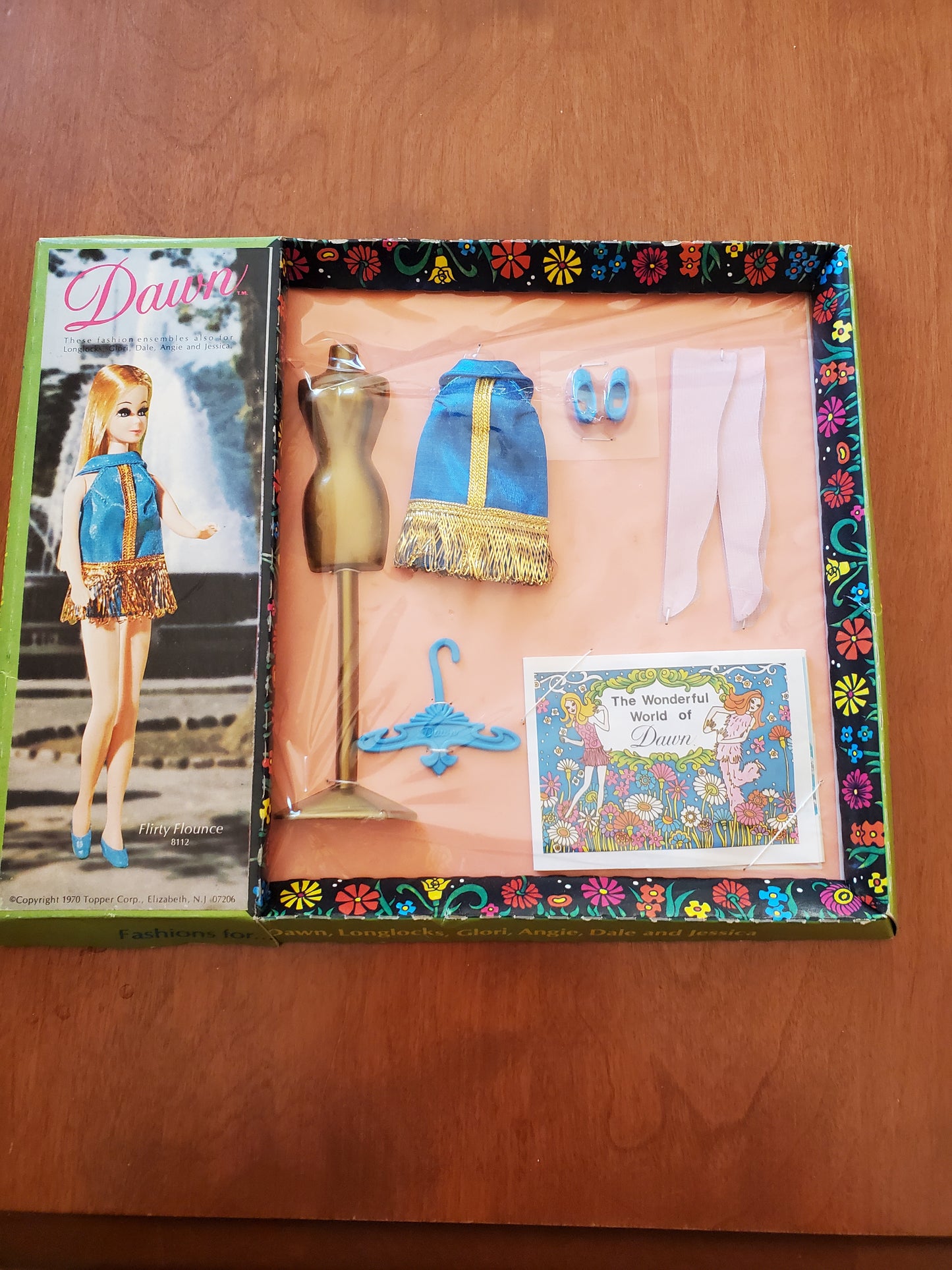 Dawn by Topper - Flirty Flounce Fashion Mint in Box -1970