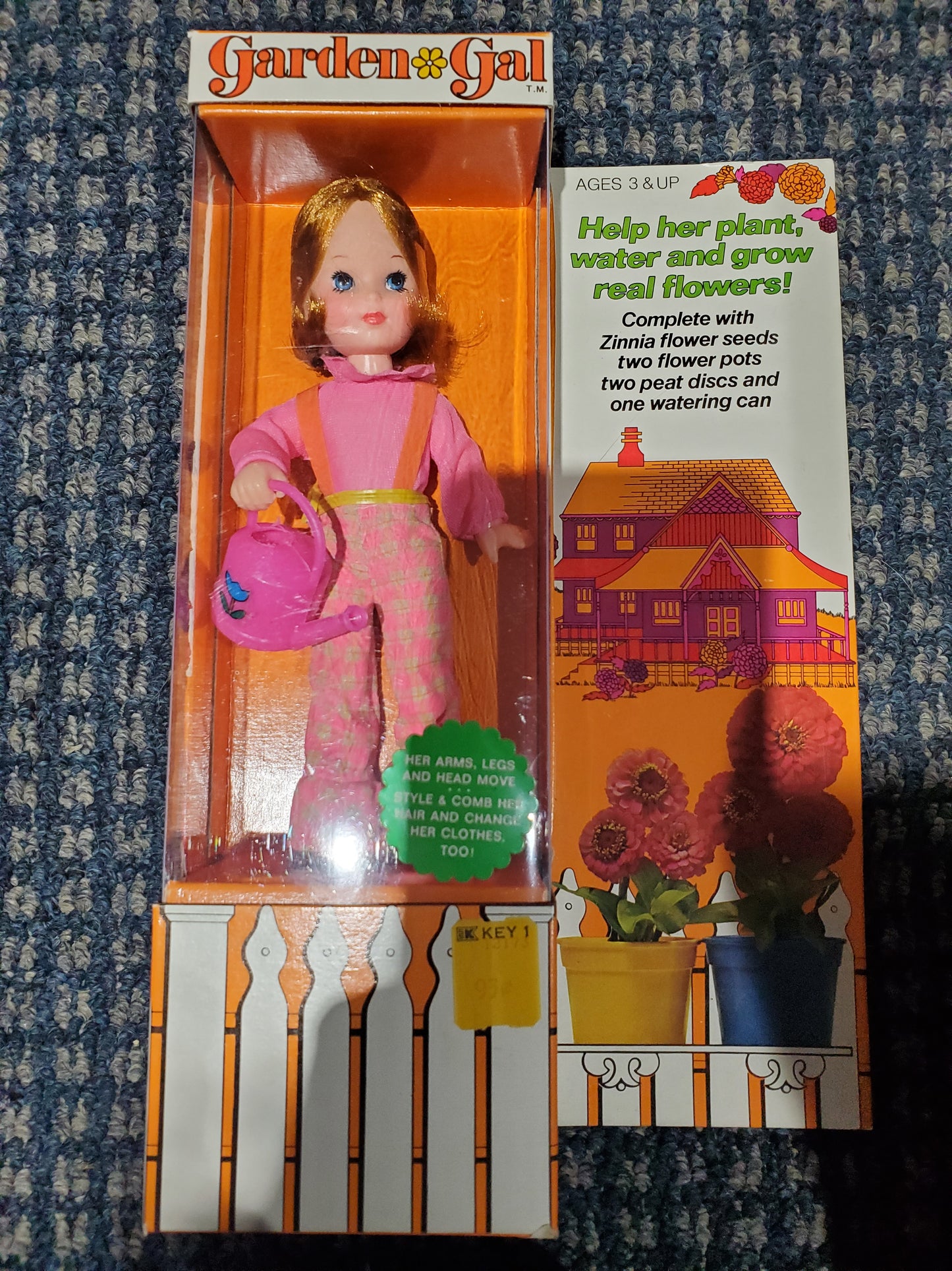 Garden Gals -Doll - Redhead - Mint in Box - 1972 by Kenner