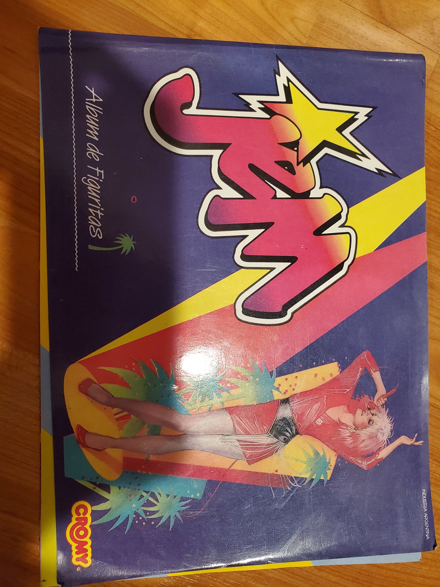 Jem - Sticker Book -Excellent - Mint - Unused - From Argentina -Hasbro
