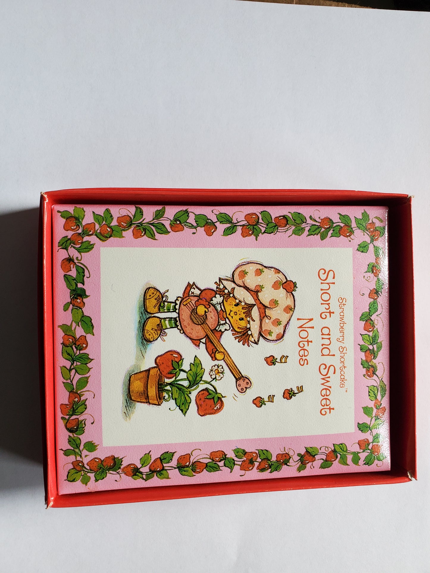 Notepad - Mint in Package - Short and Sweet Notes - Strawberry Shortcake