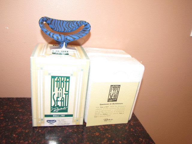 Ribbon - Take a Seat - Collectible Resin Chair - Mint in Box