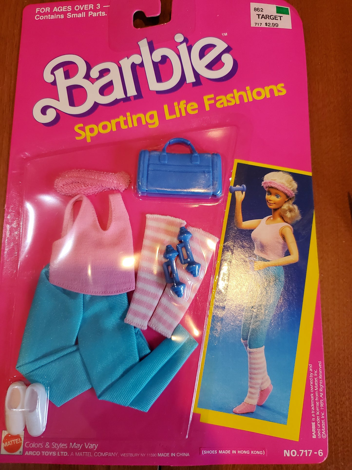 Sporting Life - Barbie Fashion - Workout - Mint on card - 1989