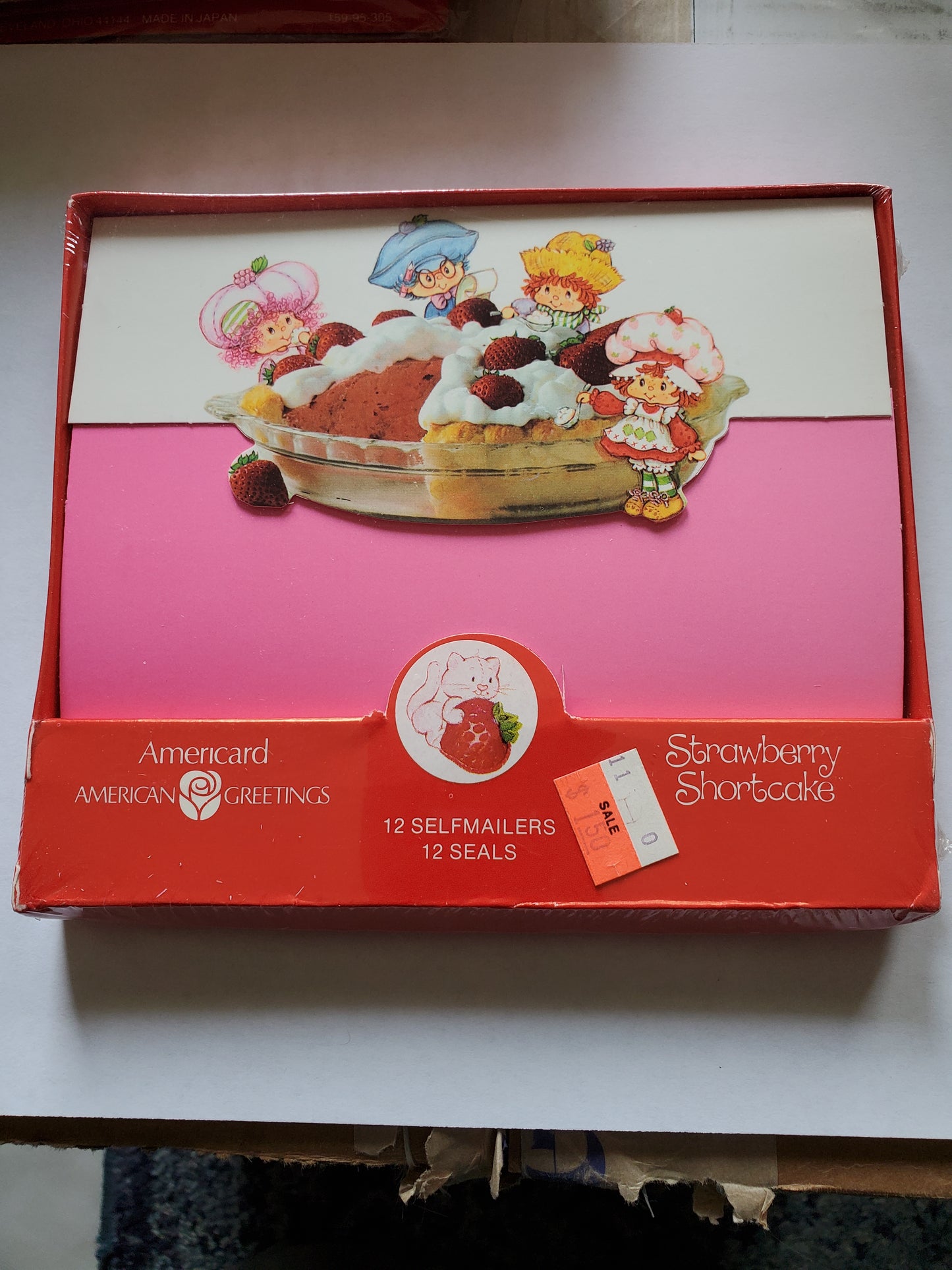 Stationary - Mint in Package - Gang with Pie - Strawberry Shortcake