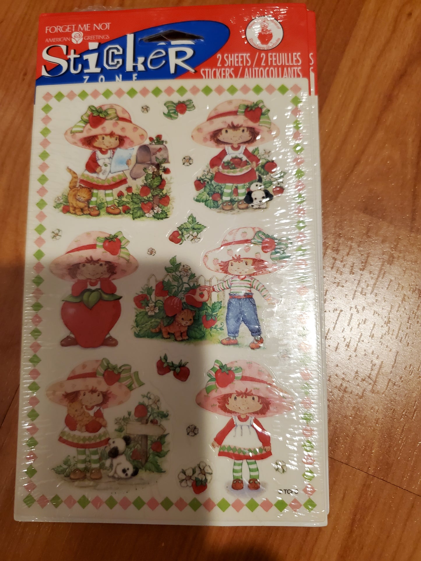 Stickers - Mint in Package - 1998 - Strawberry Shortcake