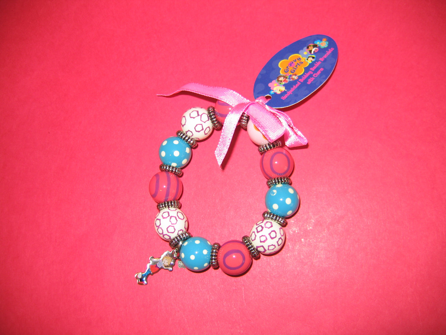 Bead Bracelet with Charm - Groovy Girls - Tali - Mint in Package Jewelry