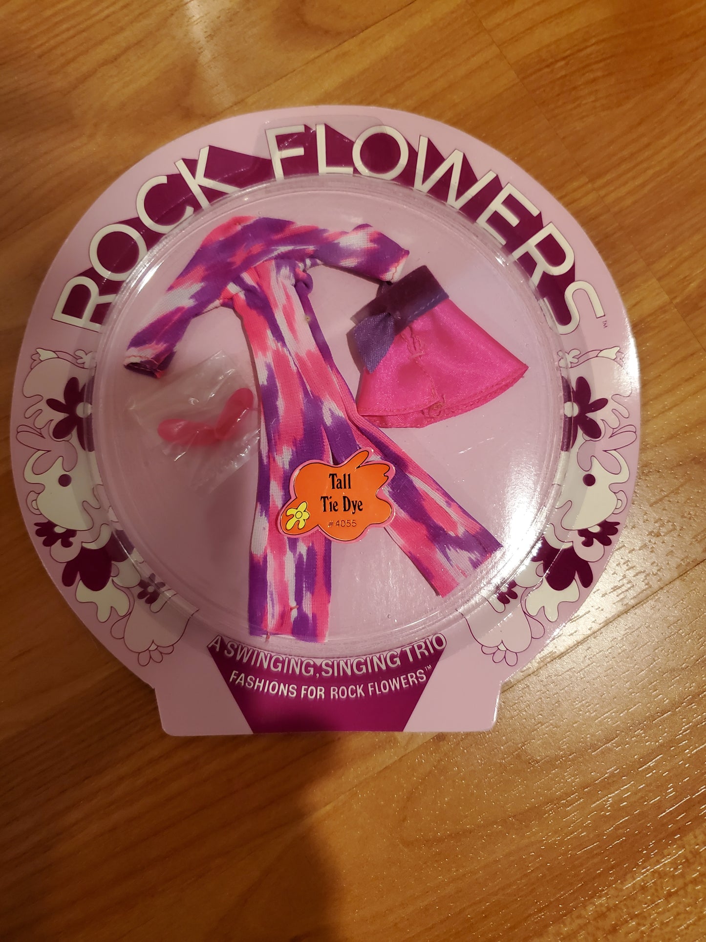 Rockflowers Fashion- Mint on Card- Tall Tie Dye