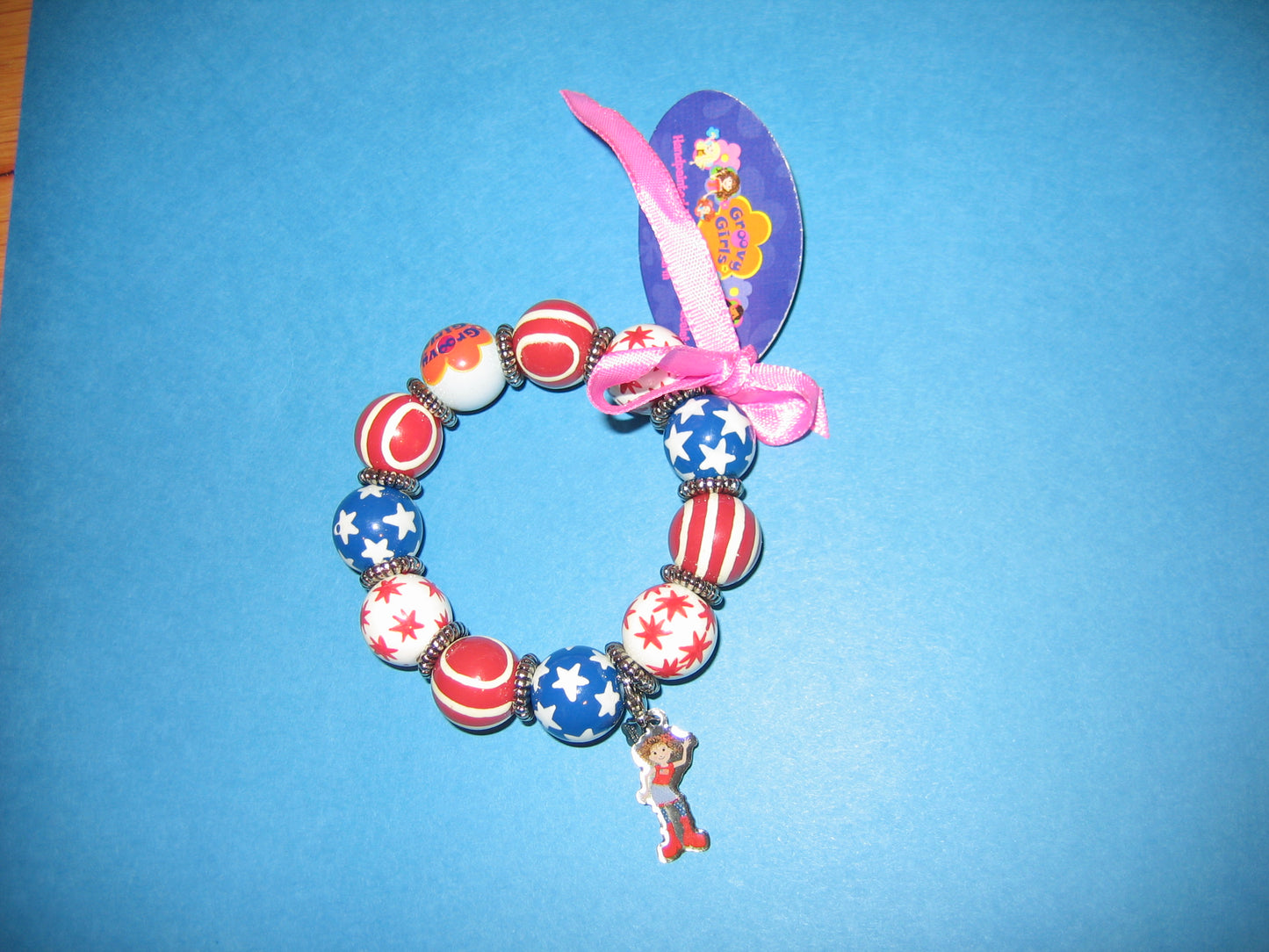 Bead Bracelet with Charm - Groovy Girls - Vanessa - Mint in Package Jewelry