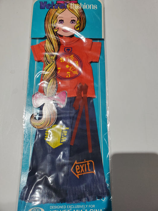 Velvet - Ideal Gro Hair - Fashion - Mint in Package - Dandy Denims 1972