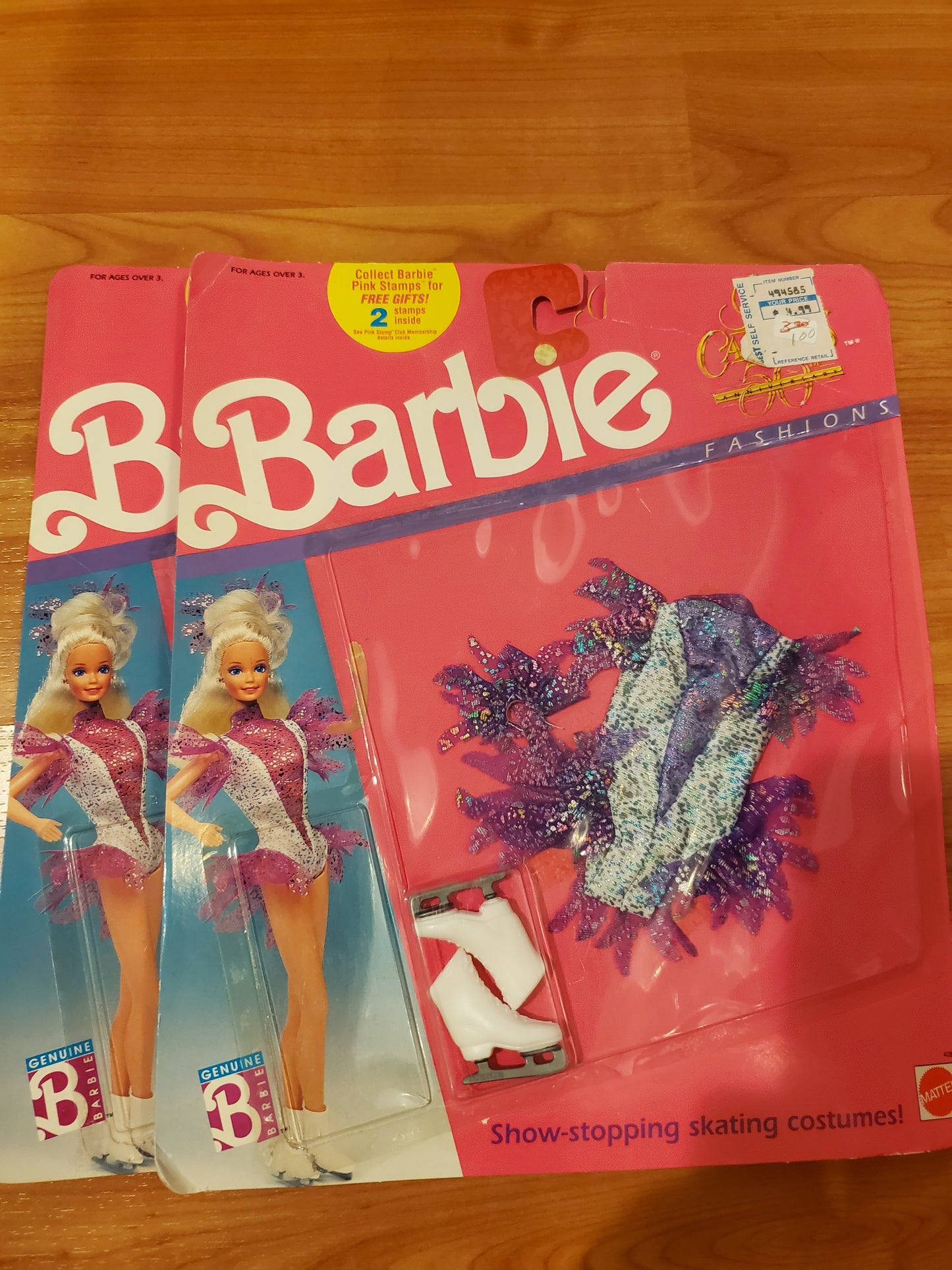 Ice Capades - Barbie  Fashion - Purple - Mint on card - 1989