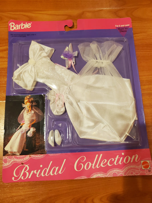 Wedding Fashion - Barbie - Bridal Collection - Easy to Dress - Mint on card - 1992