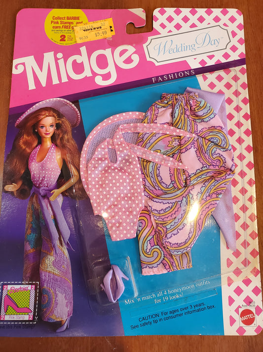 Wedding Fashion - Barbie Midge - Wedding Day - #9633 Mint on card - 1990