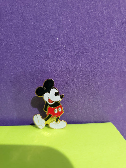 Mickey Mouse Jewelry - Enamel Pin - Mickey - Mint old store stock - 1980's