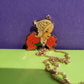 Galoob Golden Girl - Pendant with Enamel charm #2  -  Mint old store stock - 1980's