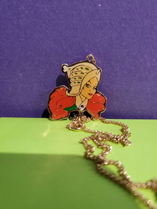 Galoob Golden Girl - Pendant with Enamel charm #2  -  Mint old store stock - 1980's