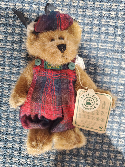Boyds Edmund Plush Bear 8.5" 1997
