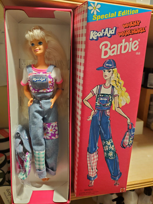 Kool Aid Barbie Doll Wacky Warehouse Mint in Box - 1990's #1