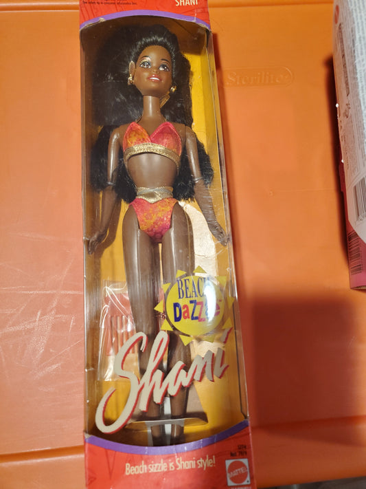 Shani - Beach Dazzle - Barbie Doll - Black -  Mint in Box - 1991