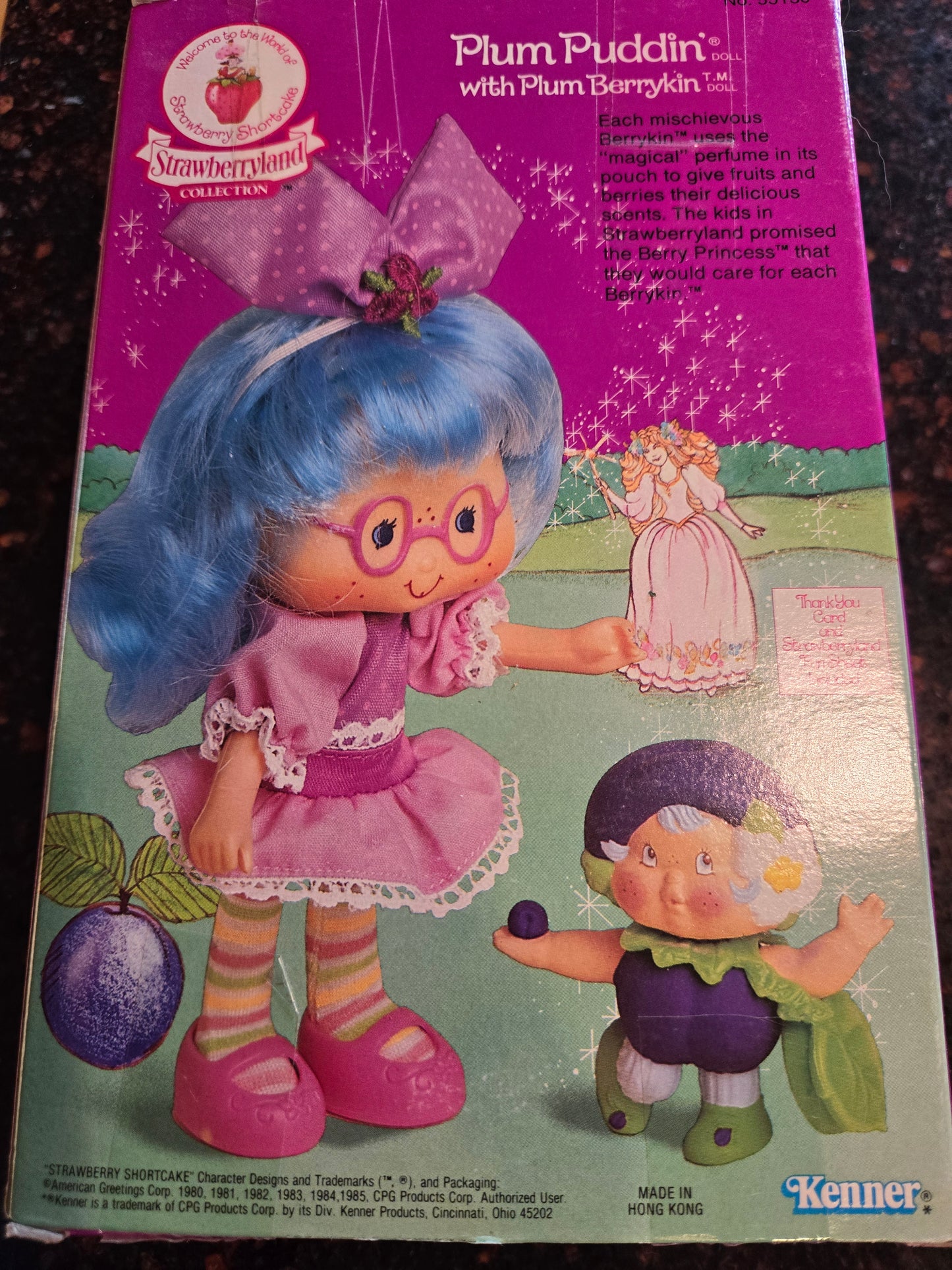 Plum Puddin' Doll and Berrykin NRFB Mint New in Box - Strawberry Shortcake RARE