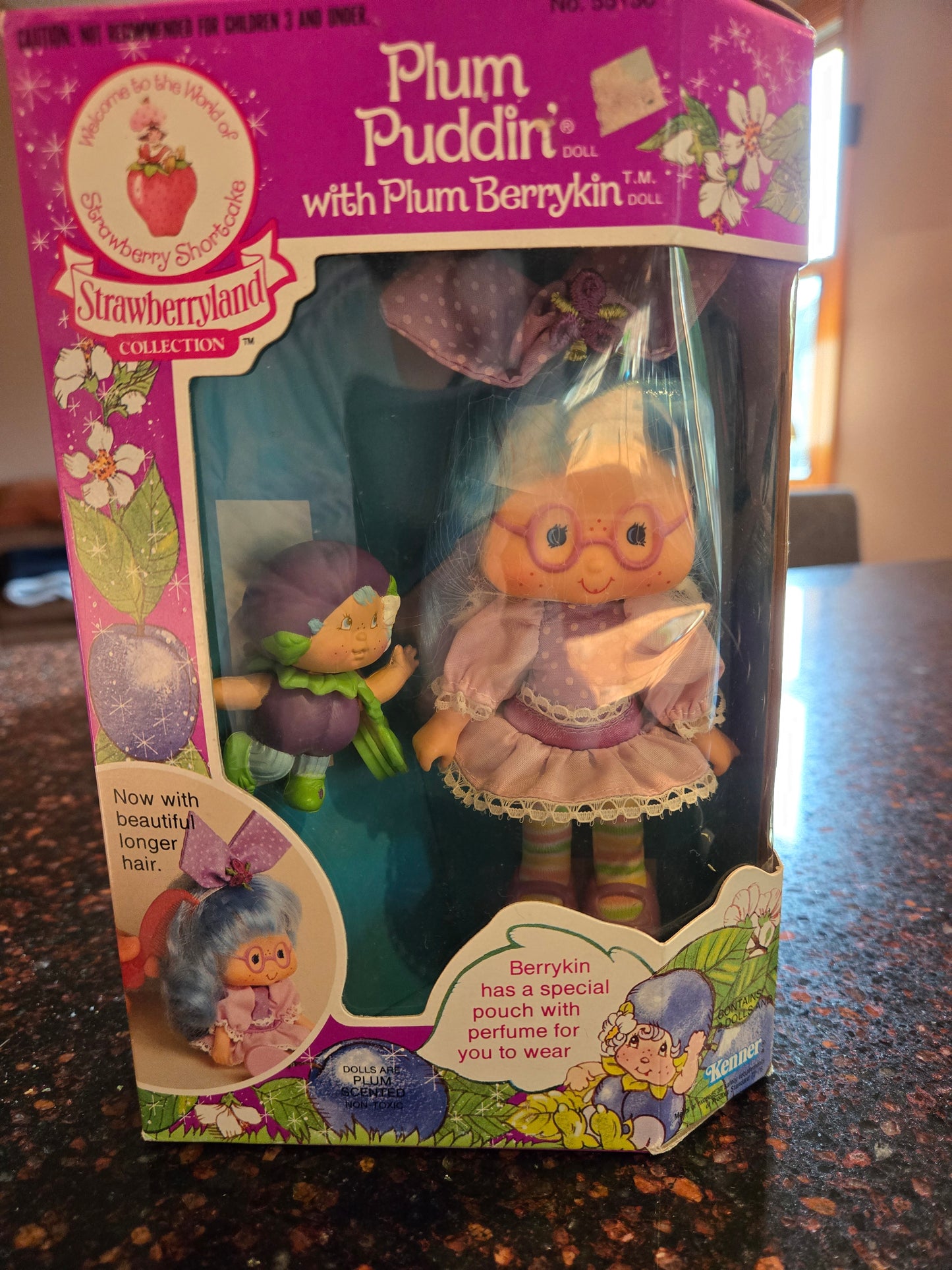 Plum Puddin' Doll and Berrykin NRFB Mint New in Box - Strawberry Shortcake RARE