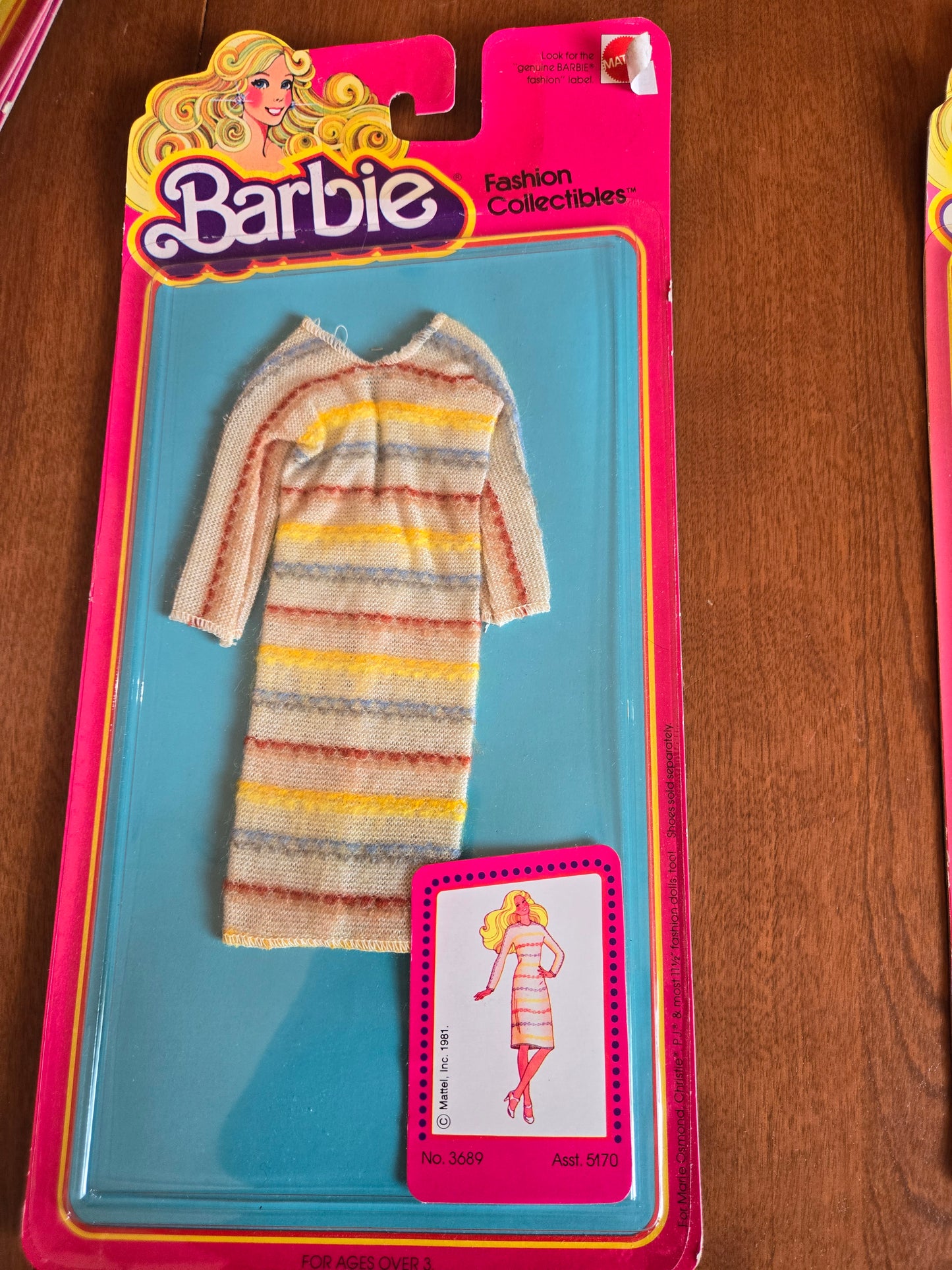 Fashion Collectibles - Barbie  Fashion - #3689 Mint on card - 1980