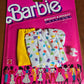 Bright & Breezy Fashions - Barbie  Fashion - White Print Top - Mint on card - 1987