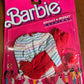 Bright & Breezy Fashions - Barbie  Fashion - red leggings - Mint on card - 1987