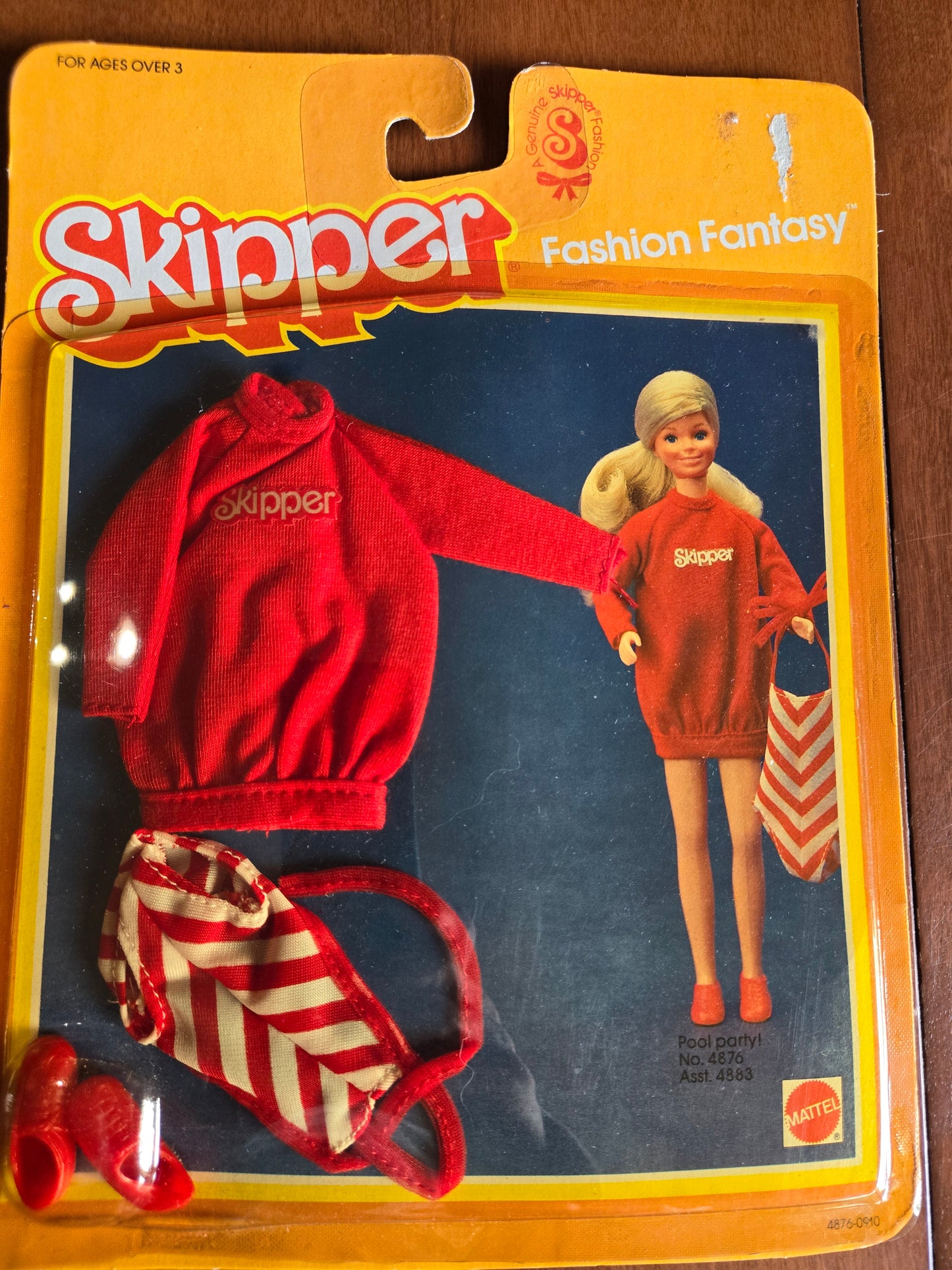 Fashion Fantasy Fashions - Barbie Skipper Fashion - Pool Party #4876 - Mint on card - 1983