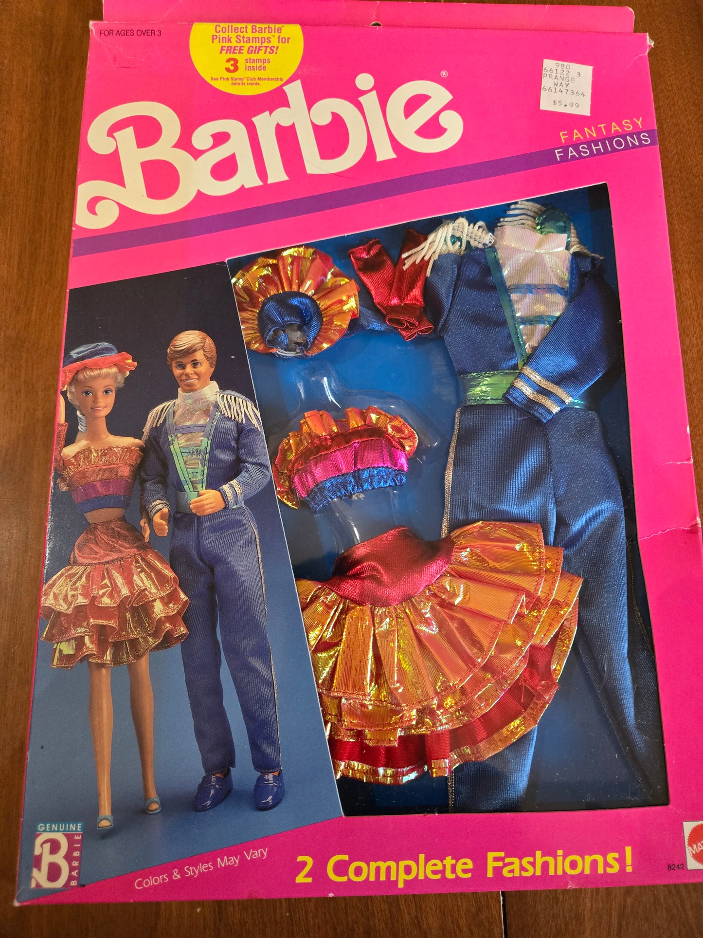 Fantasy Fashions  - Barbie Fashion - #8242  Mint on card - 1989