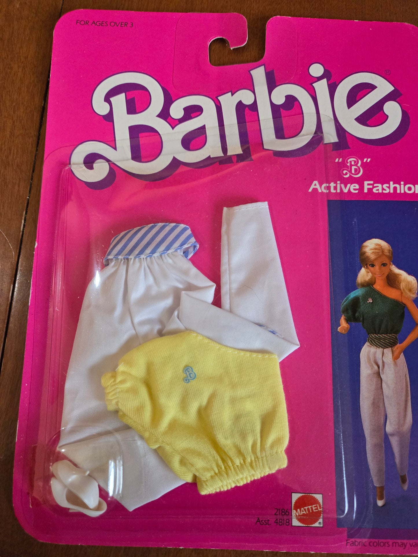 Active Fashions -  Barbie  Fashion - #2186 - Mint on card - 1985