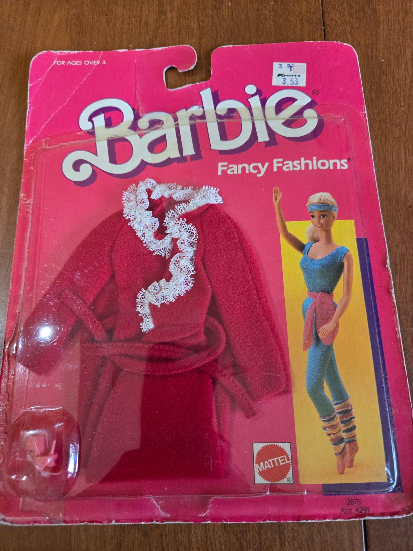 Fancy Fashions - Barbie  Fashion - Red Dress - #2875 - Mint on card - 1986