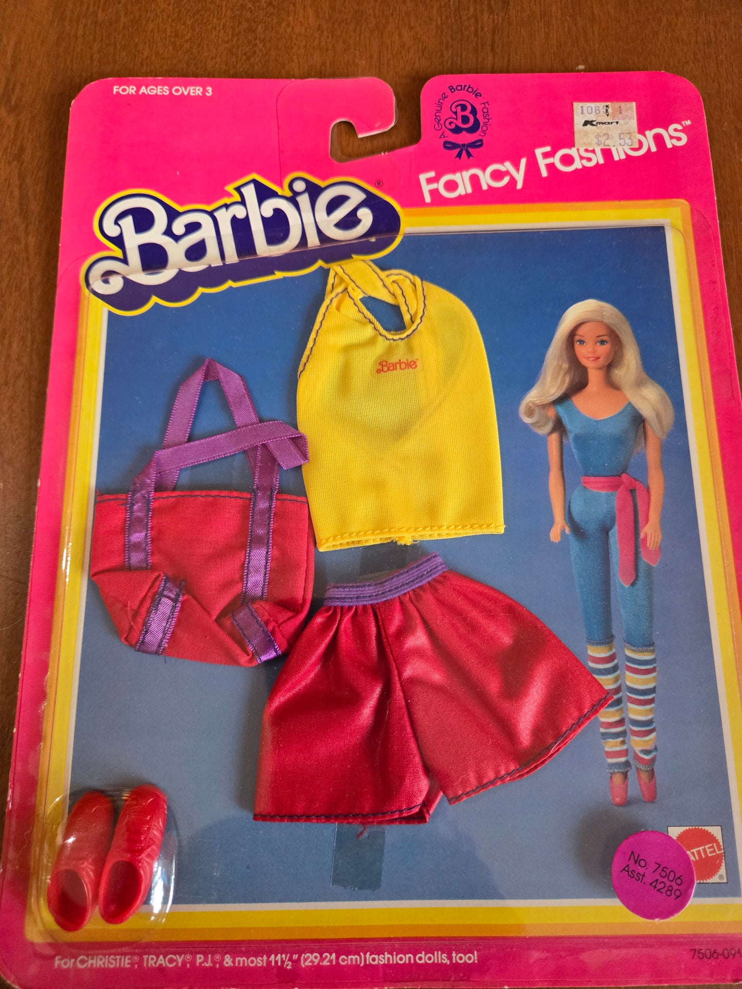 Fancy Fashions - Barbie  Fashion - #7506 - Mint on card - 1983